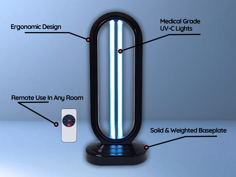 iSterilize™ - UVO Powered Home Disinfection Tower