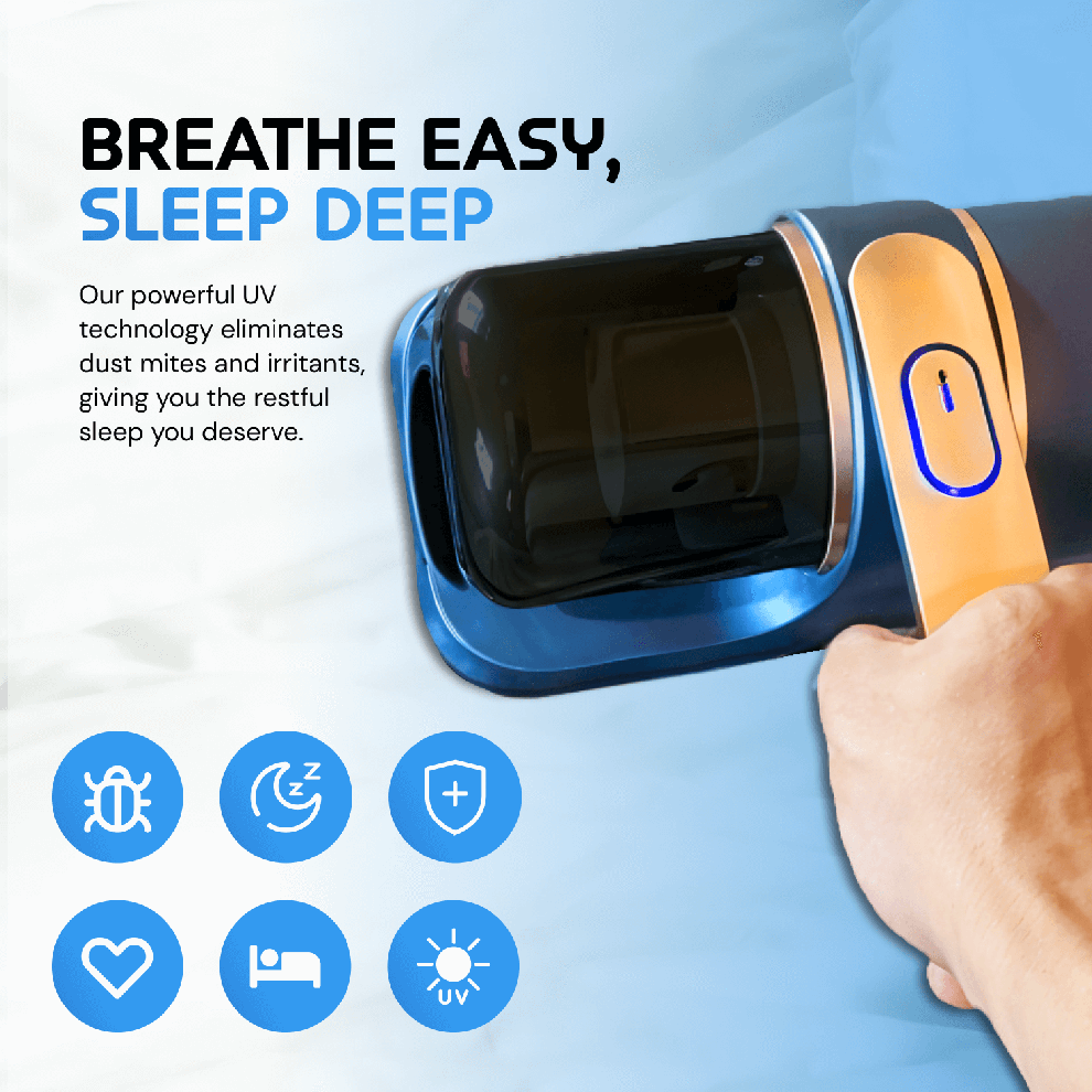 SleepVac® UV Handheld Vacuum by iSterilize™